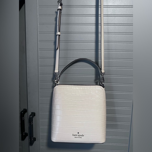 Kate Spade Darcy Bucket Bag Parment Croc Bucket Crossbody Bag NWOT MSRP: $329.00 - Picture 12 of 16